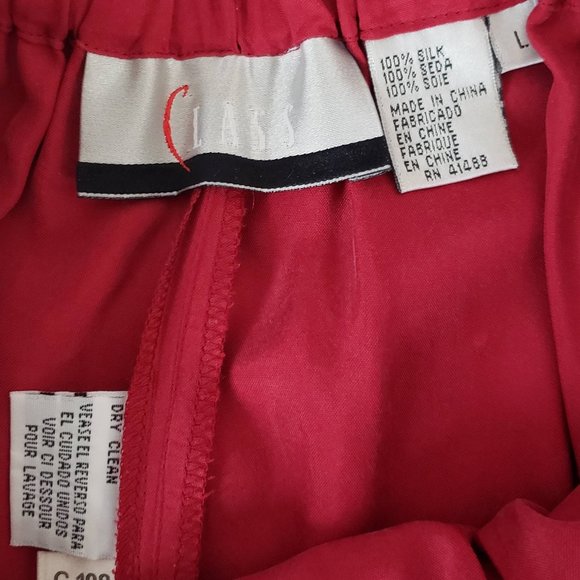 Vintage Class Silk Trousers with Embroidered Beaded Vest Set Sz14 - Picture 4 of 15